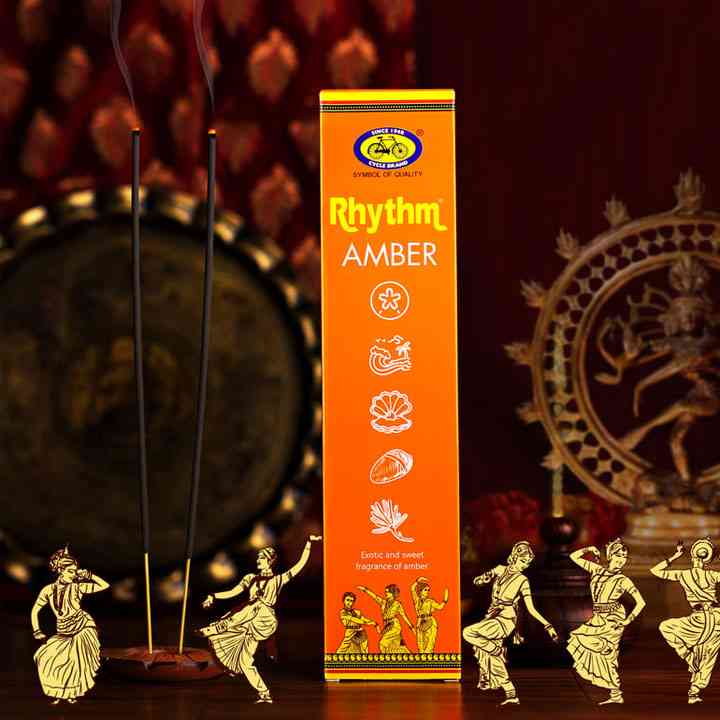 Rhythm Amber Incense Sticks(1 pack)